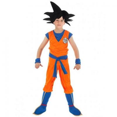 Costume Goku 140cm 9 à 10 ans (sans perruque) REF/C4369140 Déguisement Dragon Ball Z