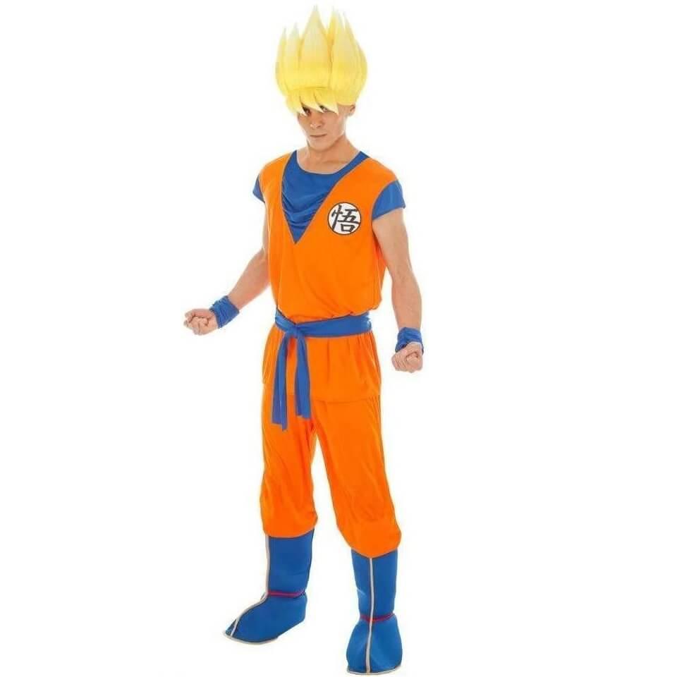 Déguisement son goku Cosplay dragon ball 8 pièces costume enfant ou adulte