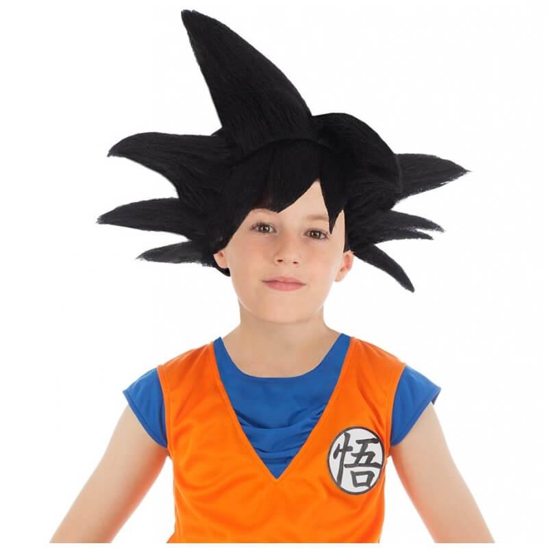 C4418 peruque noire enfant dragon ball z son goku