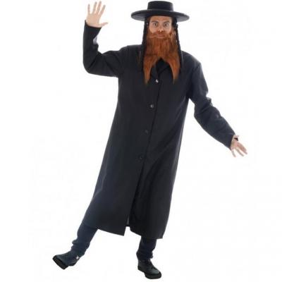 C4589 costume adulte homme rabbi jacob