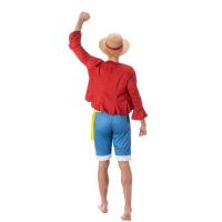 C4612l taille l deguisement costume adulte homme manga one piece luffy