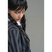 C4625 taille 140cm uniforme mercredi wednesday famille addams costume fille