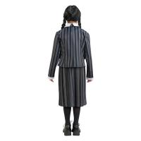 C4625 taille 140cm uniforme mercredi wednesday famille addams fete halloween