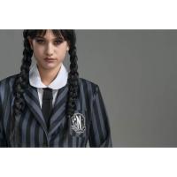 C4625 taille l costume fete halloween uniforme mercredi wednesday famille addams