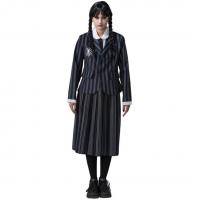 C4625 taille l costume halloween uniforme mercredi wednesday famille addams