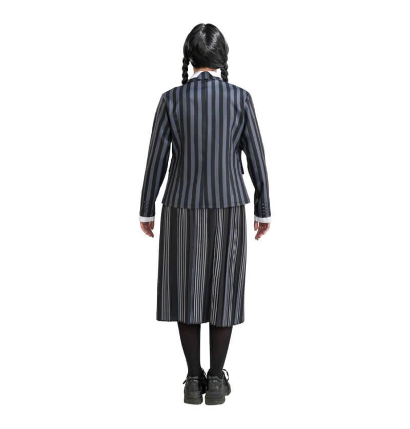 C4625 taille xs costume deguisement halloween uniforme mercredi wednesday famille addams