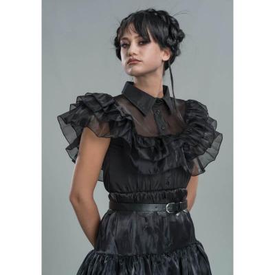 C4629 taille m robe de bal noire mercredi wednesday famille addams
