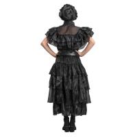 C4629140 robe de bal noire mercredi 140cm wednesday famille addams