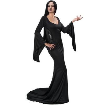 C4630 taille l robe morticia mercredi wednesday deguisement halloween