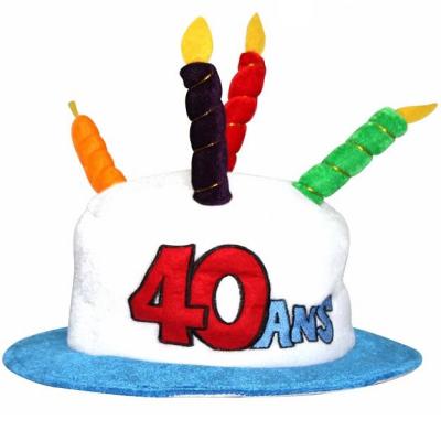 Chapeau anniversaire: 40ans (x1) REF/CHA04