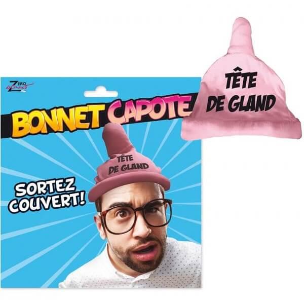 Cadeau adulte fete bonnet capote rose