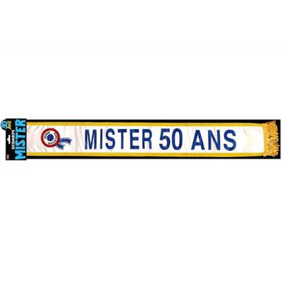 Cadeau echarpe anniversaire 50ans pour homme