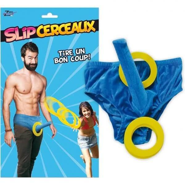 Cadeau humoristique pour homme avec slip et cerceaux R/SEXG020