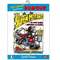 Cadeau adulte t shirt humour motard moto