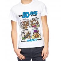 Cadeau anniversaire 50ans pour homme avec t shirt