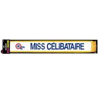 Cadeau de fete echarpe miss celibataire