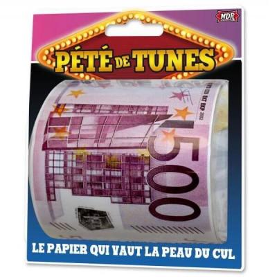 Cadeau de fête humoristique avec papier toilette 