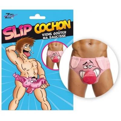 Cadeau humoristique pour homme avec slip cochon (x1) REF/SEXG022