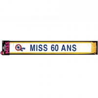 Cadeau echarpe anniversaire 60ans pour femme
