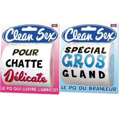 1 Pack cadeau enterrement de vie de célibataire avec 2 rouleaux papiers toilettes REF/PQ12-PQ13