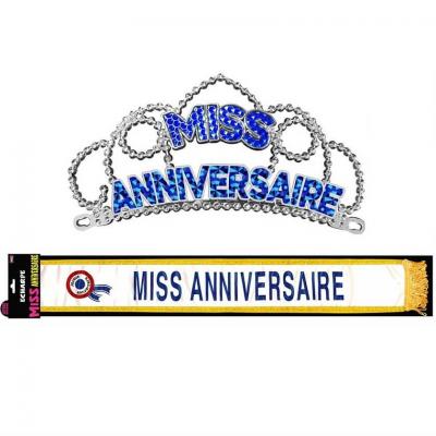 Couronne Diadème - Miss Anniversaire - Jour de Fête - 1 an de plus -  Anniversaire par âge