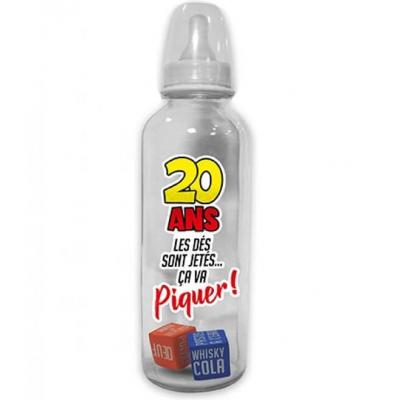 Cadeau fete biberon anniversaire 20ans