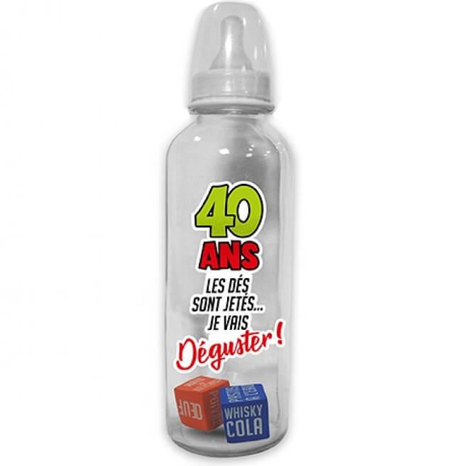 Cadeau fete biberon anniversaire 40ans
