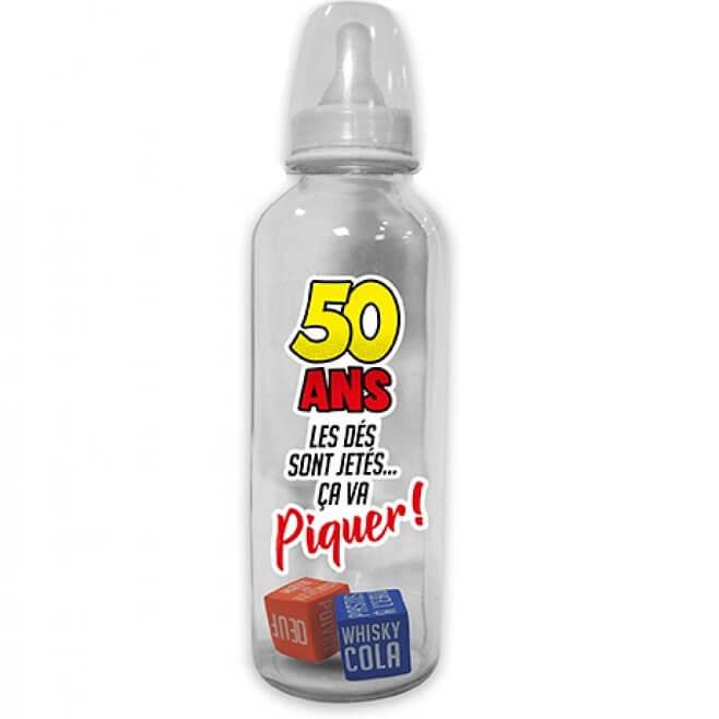 Cadeau fete biberon anniversaire 50ans