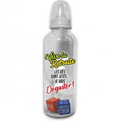 Cadeau fete biberon vive la retraite