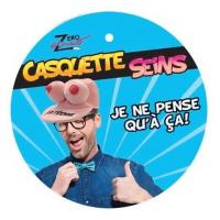 Cadeau humoristique fete casquette seins