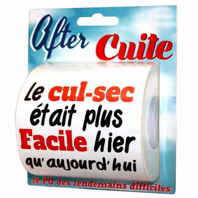 Cadeau Humour Papier Toilette After Cuite X1 Refpq11