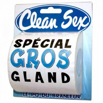 Cadeau humoristique papier toilette clean sex homme
