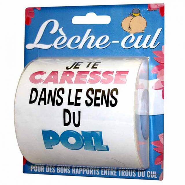 Cadeau humour: Papier toilette lèche cul (x1) REF/PQ15