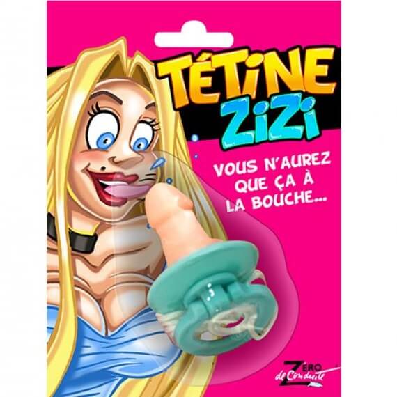 Cadeau sexy humoristique tétine zizi (x1) REF/SEX0032