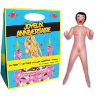 Cadeau humour poupee glonflable femme anniversaire homme