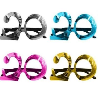 Cadeau fete anniversaire 20ans lunettes metalliques