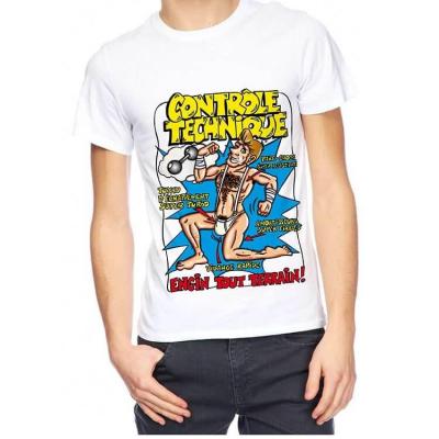 T-shirt homme humour: Contrôle technique (x1) REF/TSHS219