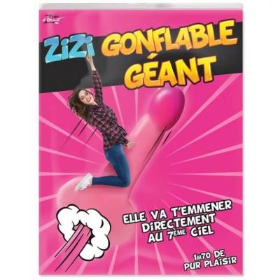 Cadeau adulte sexy humoristique zizi géant gonflable rose fuchsia (x1) REF/SEXG040