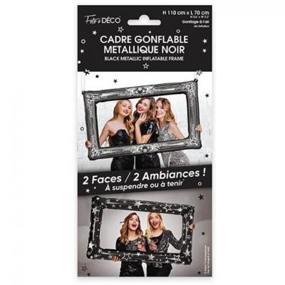 Cadre gonflable aluminium photobooth noir metallique