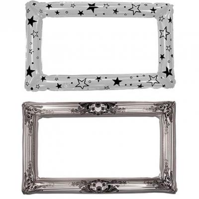 Cadre gonflable aluminium photobooth blanc metallique