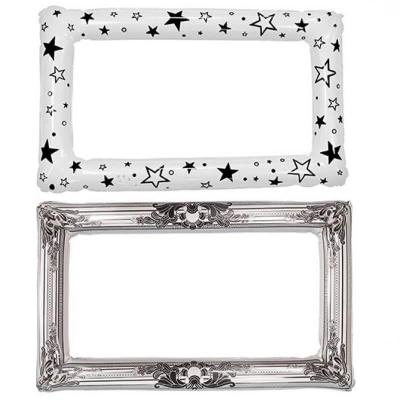 Cadre gonflable aluminium photobooth blanc metallique