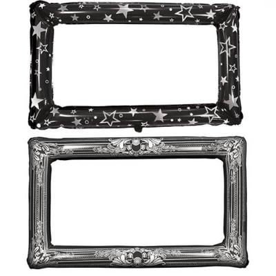 Cadre gonflable aluminium photobooth noir metallique