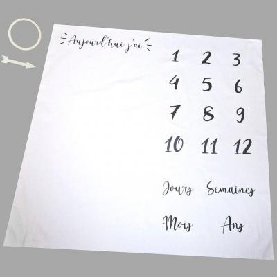 Calendrier evolution bebe fille garcon naisssance