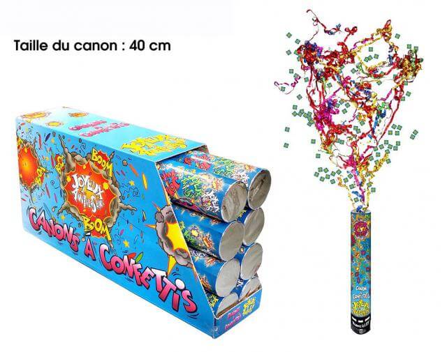 Canon a confettis joyeux anniversaire 1