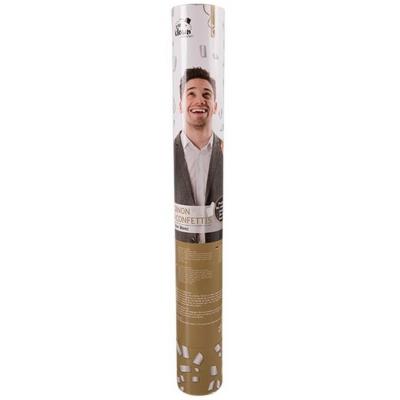 Canon a confettis papier blanc 40cm