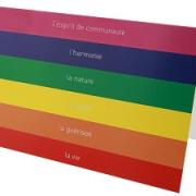 Carte arc-en-ciel (x10) REF/4179