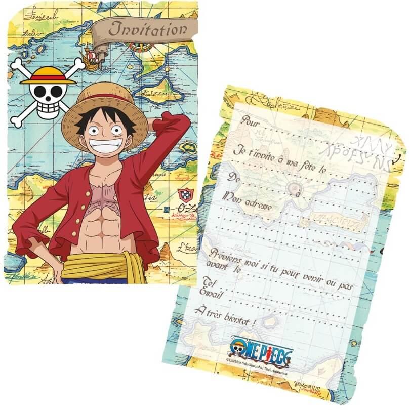 anniversaire thème one piece mangas