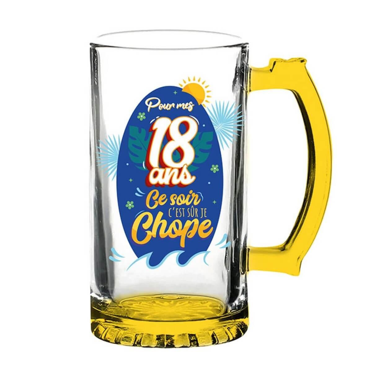 Cbc01v cadeau fete anniversaire 18ans chope a biere