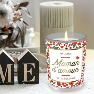 Cd4290 bougie fete des meres anniversaire maman