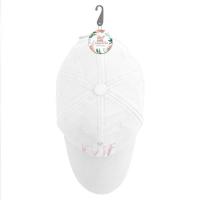 Cd7616 casquette enterrement bie de jeune fille blanche rose evjf